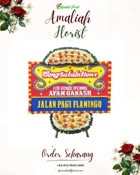 Sewa Papan Bunga Montong Gamang